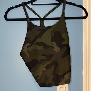 Woman’s workout halter top